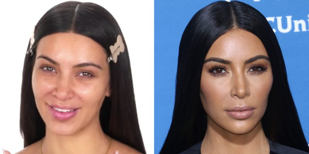 Kim Kardashian Without Makeup