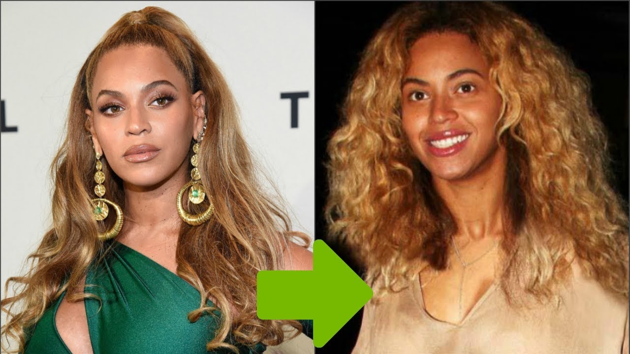 Beyonce without Makeup