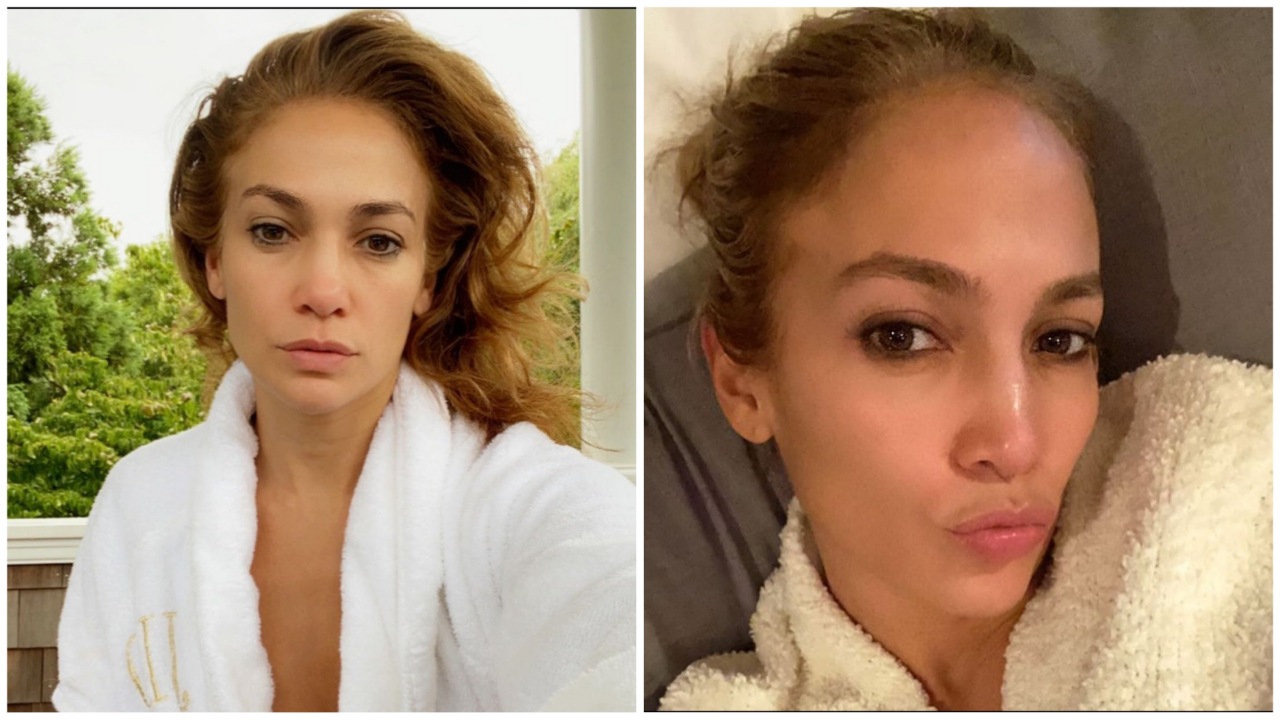Jennifer Lopez without Makeup