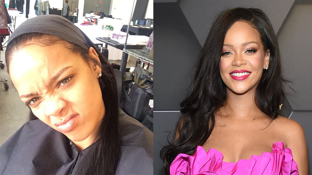 Rihanna No Makeup